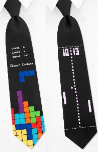 Cravates Tetris - Pong